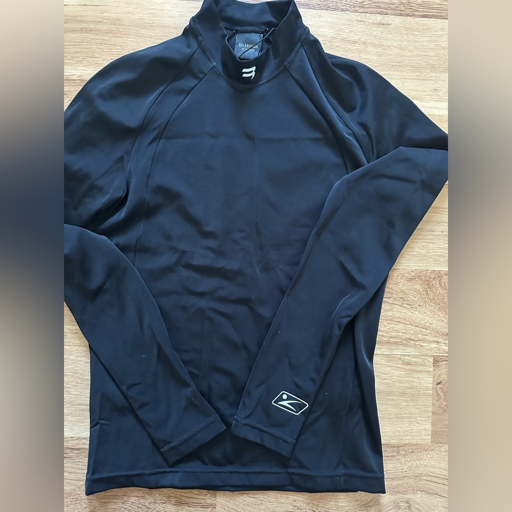 Balenciaga long sleeve fitted top NWT